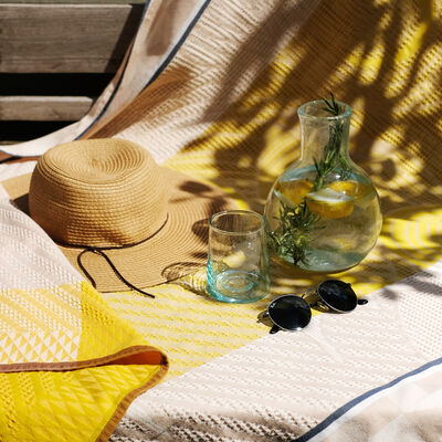 Drap de plage Baignade à Socoa Coton